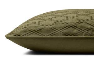 Cary Green Pillow - Organic Detail (H)