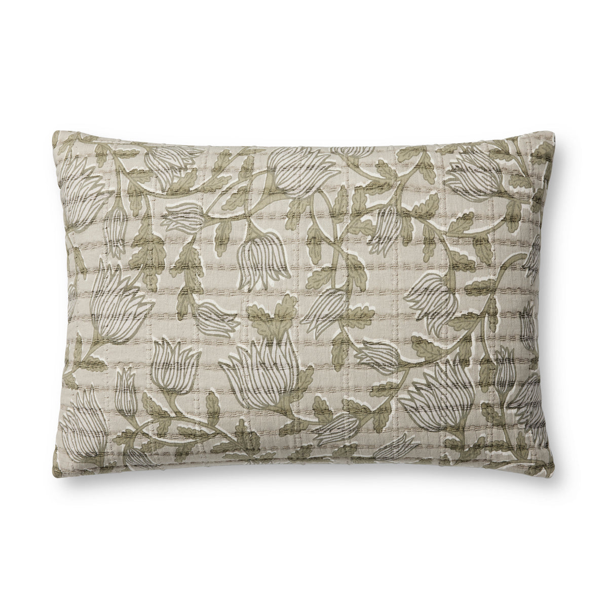Natural / Sage Pillow - Aerial Image