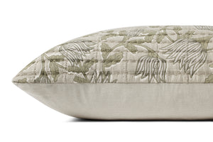 Natural / Sage Pillow - Rug Corner (H)
