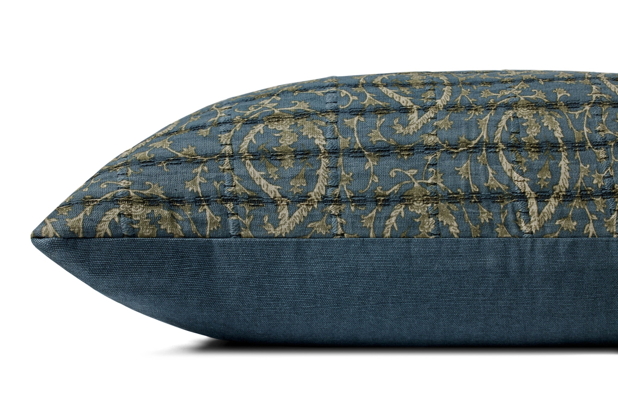 Blue / Green Pillow - Rug Corner (H)