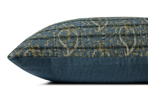 Blue / Green Pillow - Rug Corner (H)