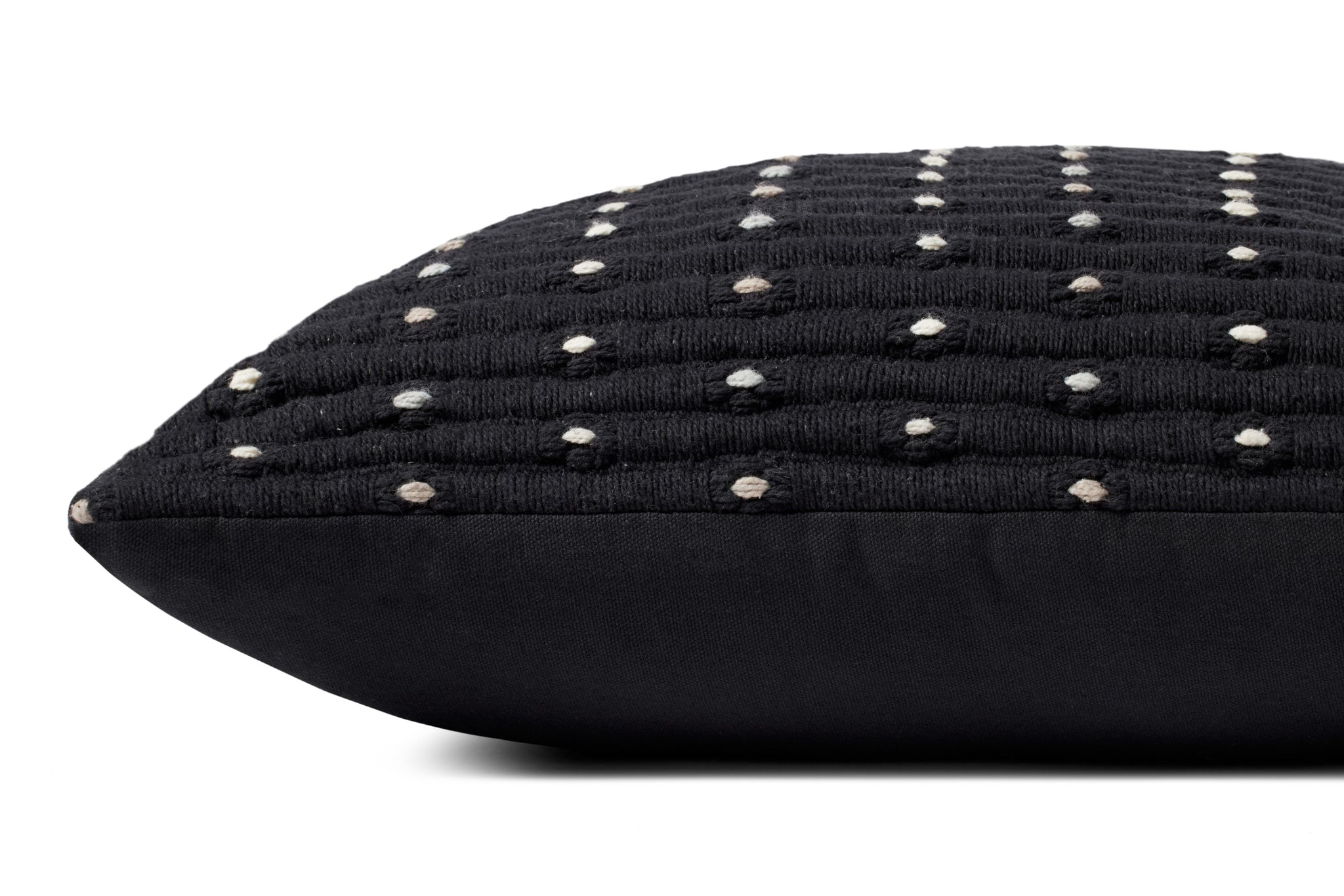 Black Pillow - Rug Corner (H)