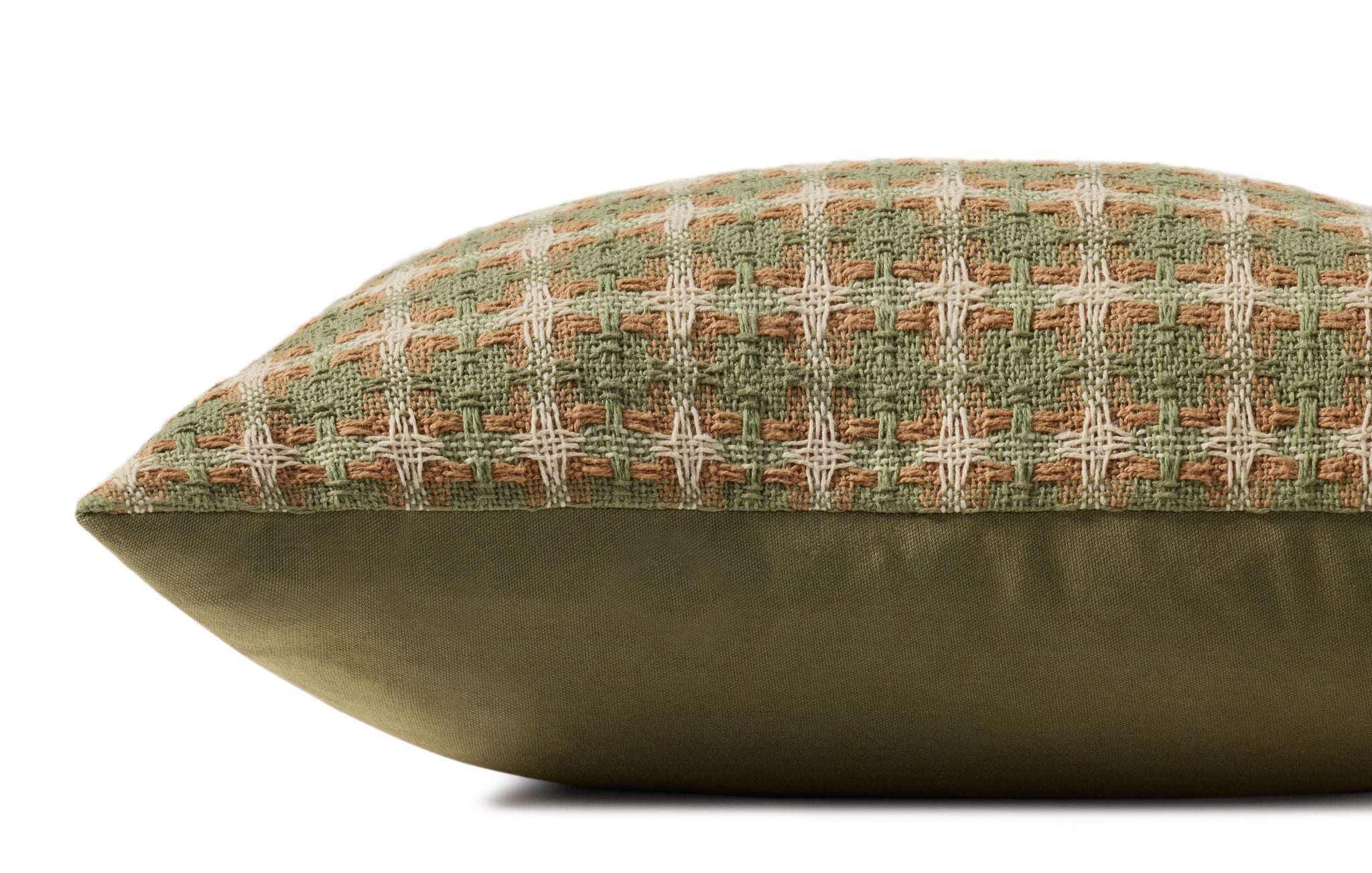 Green / Multi Pillow - Rug Corner (H)