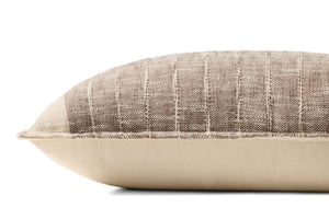 Brown / Ivory Pillow - Rug Corner (H)