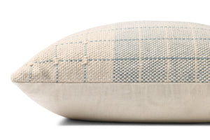 Blue / Natural Pillow - Rug Corner (H)