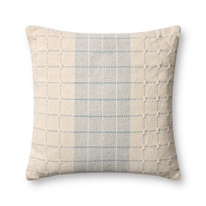 Blue / Natural Pillow - Aerial Image
