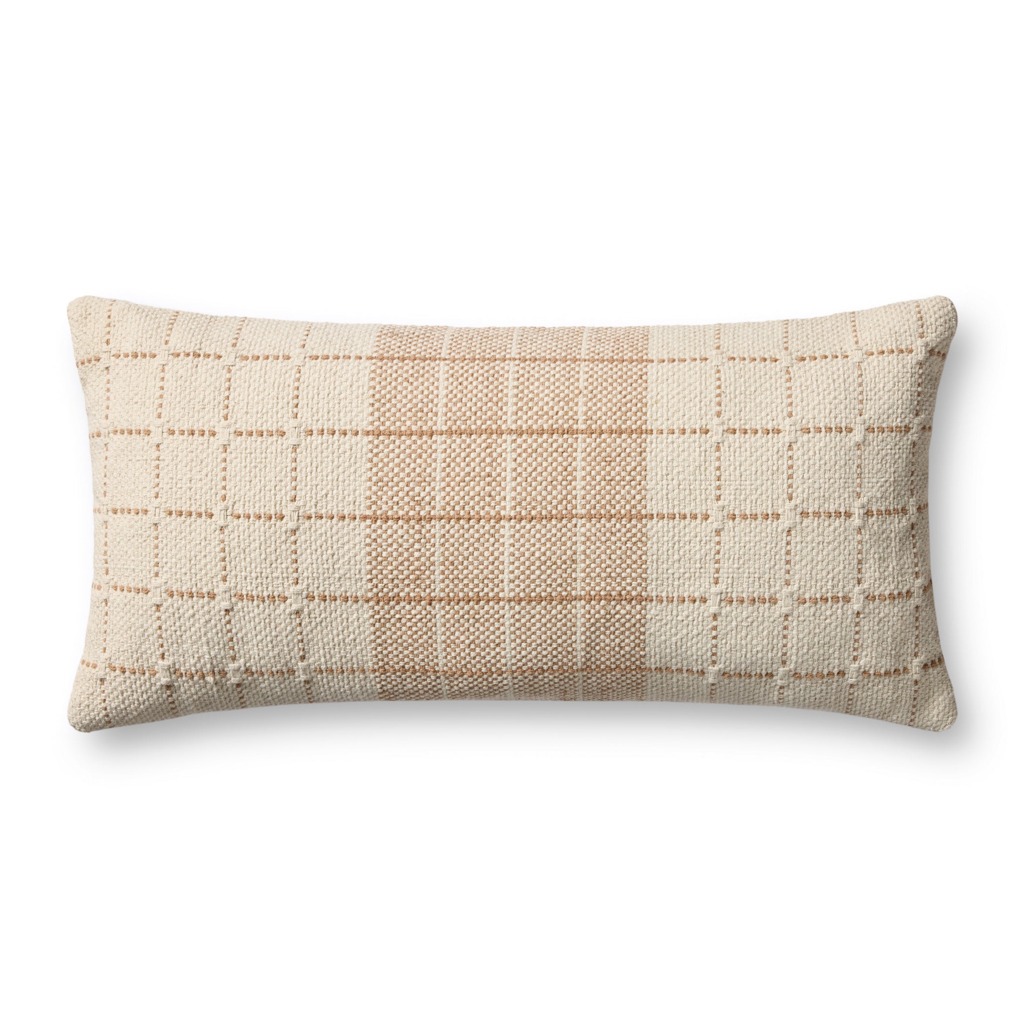Natural / Rust Pillow - Aerial Image