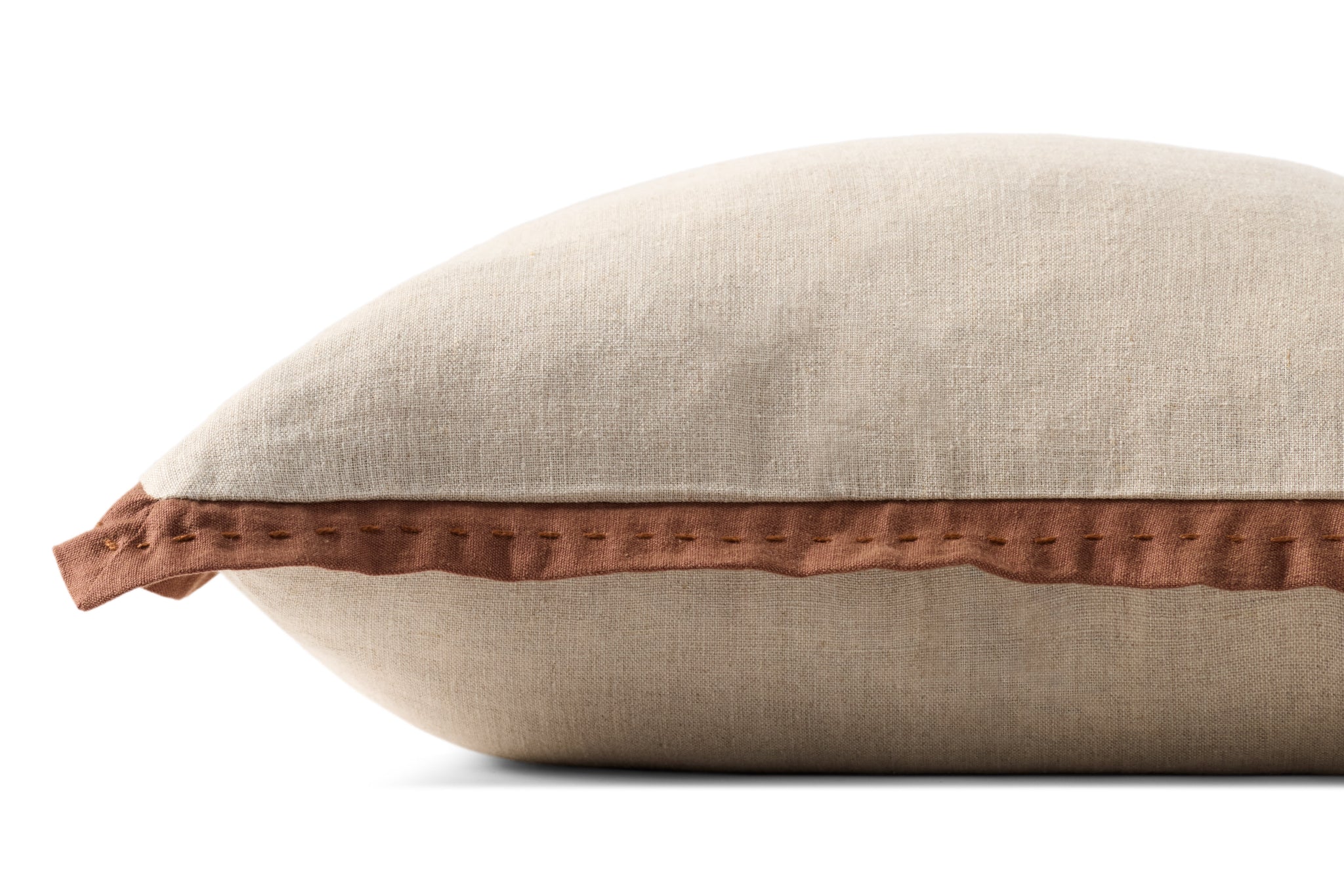 Natural / Brown Pillow - Rug Corner (H)
