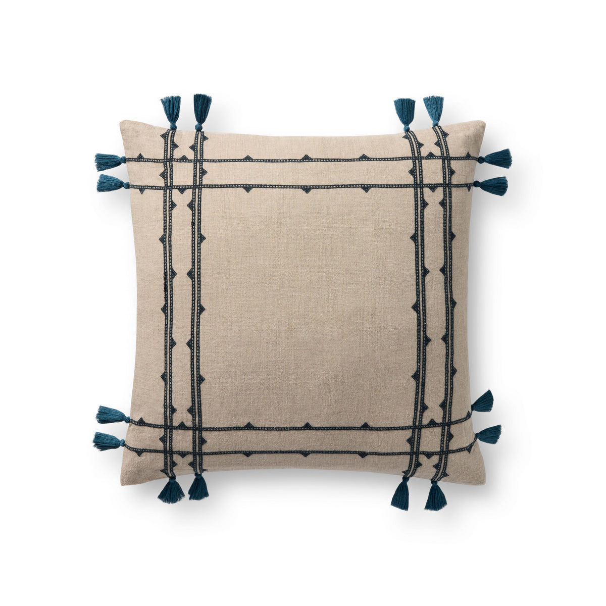 Natural / Blue Pillow - Aerial Image