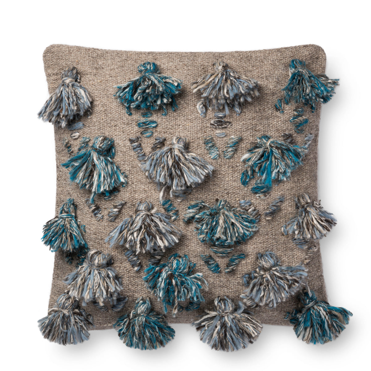Blue / Multi Pillow - Aerial Image