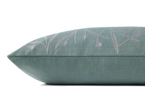 Blue Pillow - Rug Corner (H)