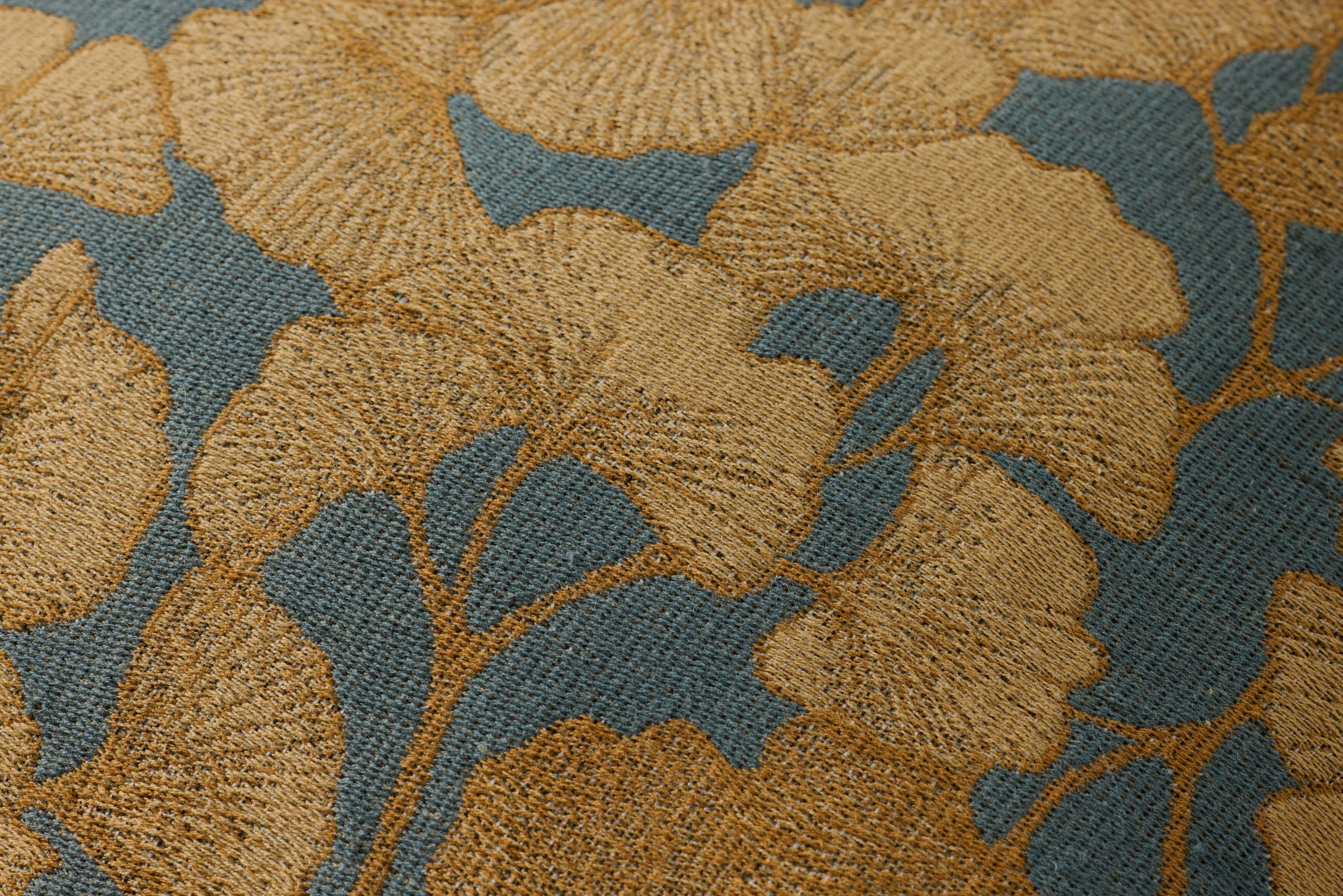 Fawn Blue / Gold Pillow - Wall Art Corner (V)