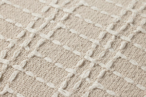 Beige / Ivory Pillow - Macro Detail (H)
