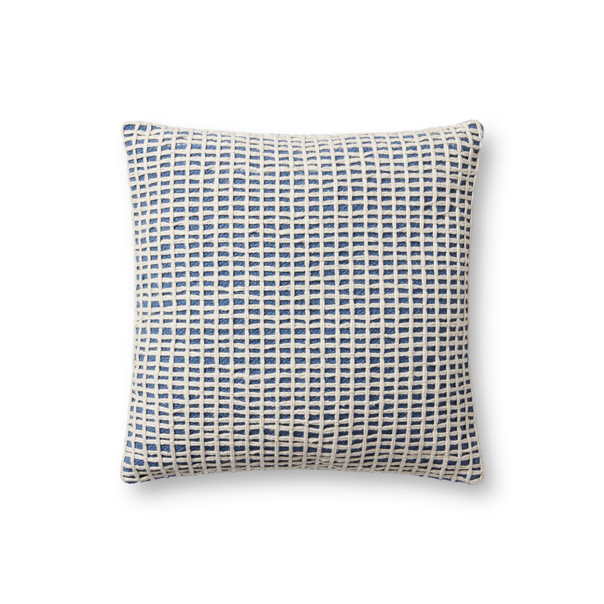 Blue / Ivory Pillow - Aerial Image
