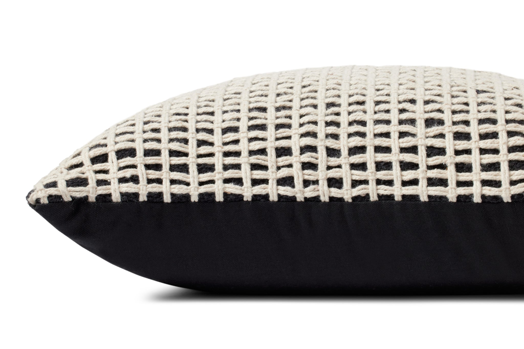 Black / Ivory Pillow - Closer-In Roomscene #1 (V)