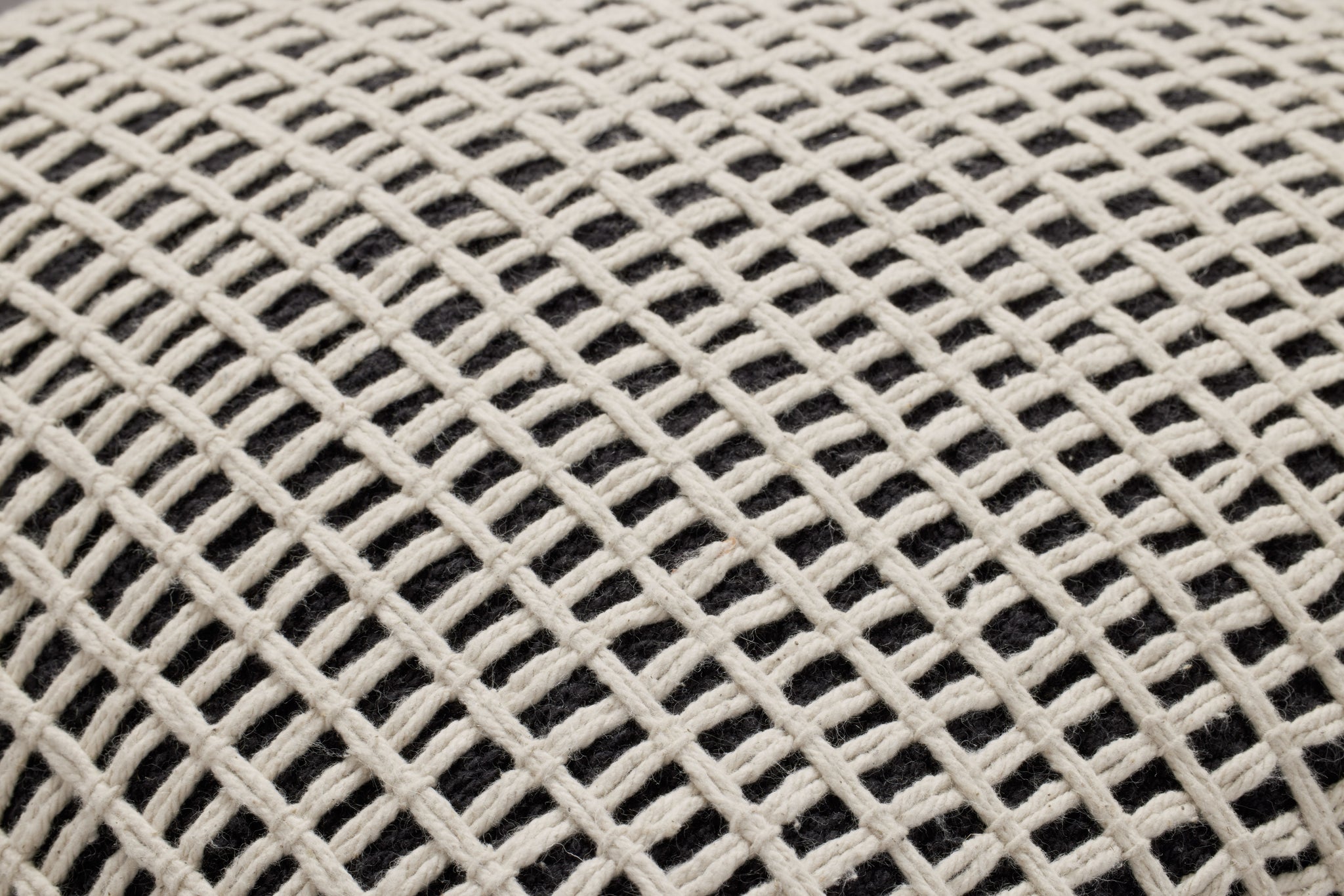 Black / Ivory Pillow - Styled Aerial #1 (Horizontal)