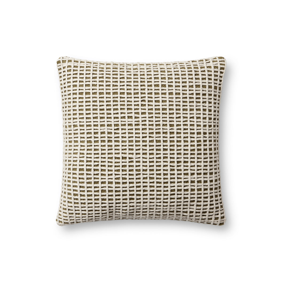 Green / Ivory Pillow - Aerial Image