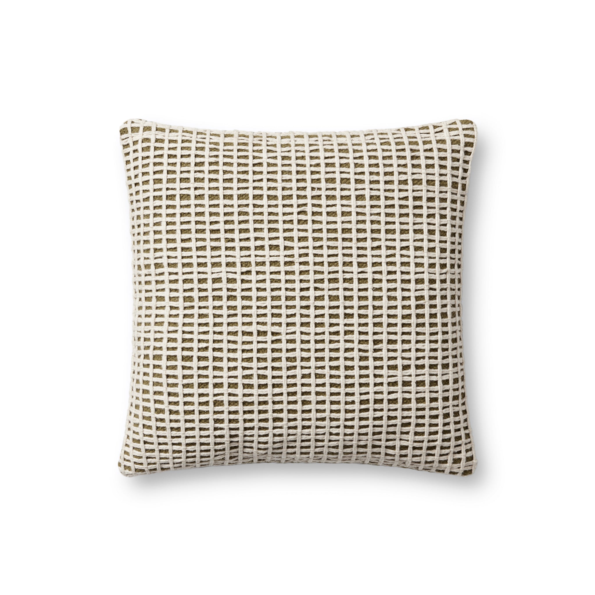 Green / Ivory Pillow - Aerial Image