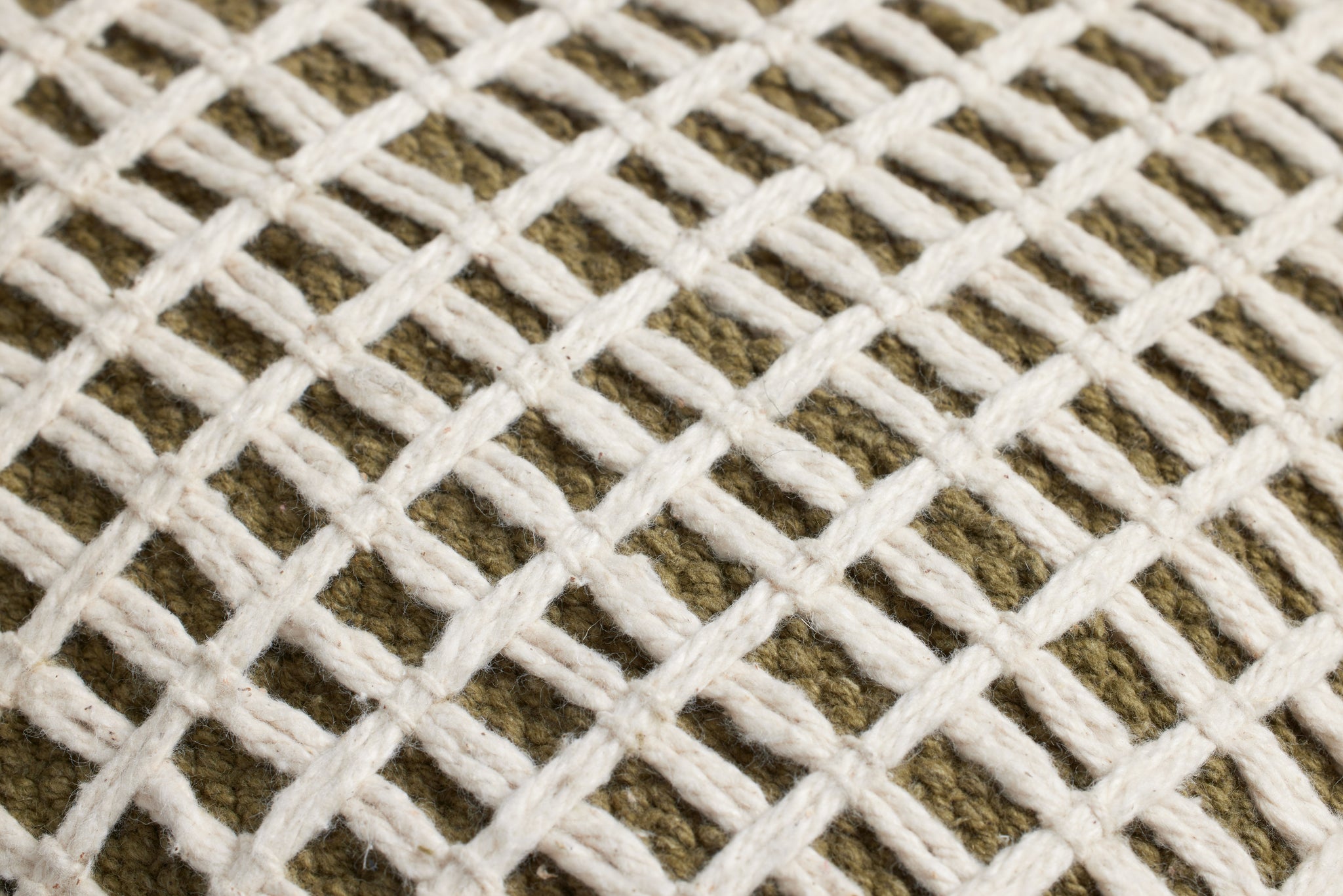 Green / Ivory Pillow - Styled Aerial #1 (Horizontal)