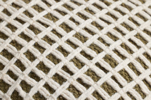 Green / Ivory Pillow - Styled Aerial #1 (Horizontal)