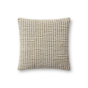 Green / Ivory Pillow - Aerial Image