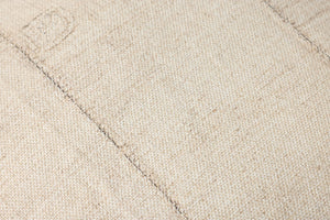 Ivory Pouf shown from another angle.