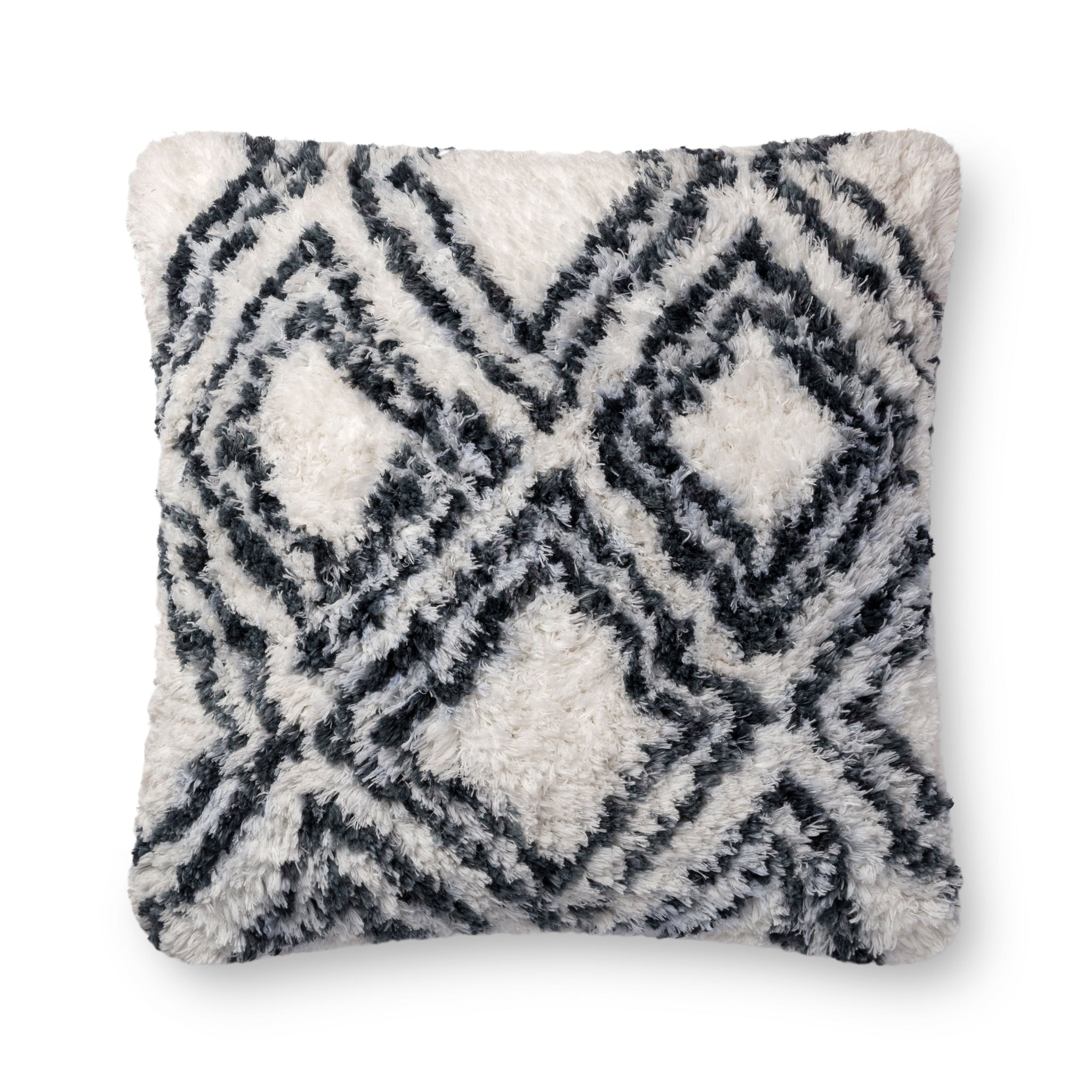 Charcoal / White Pillow - Aerial Image