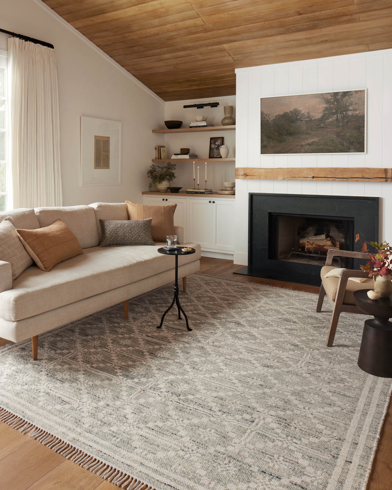 Calista Terracotta Pillow - Roomscene #3 (V)