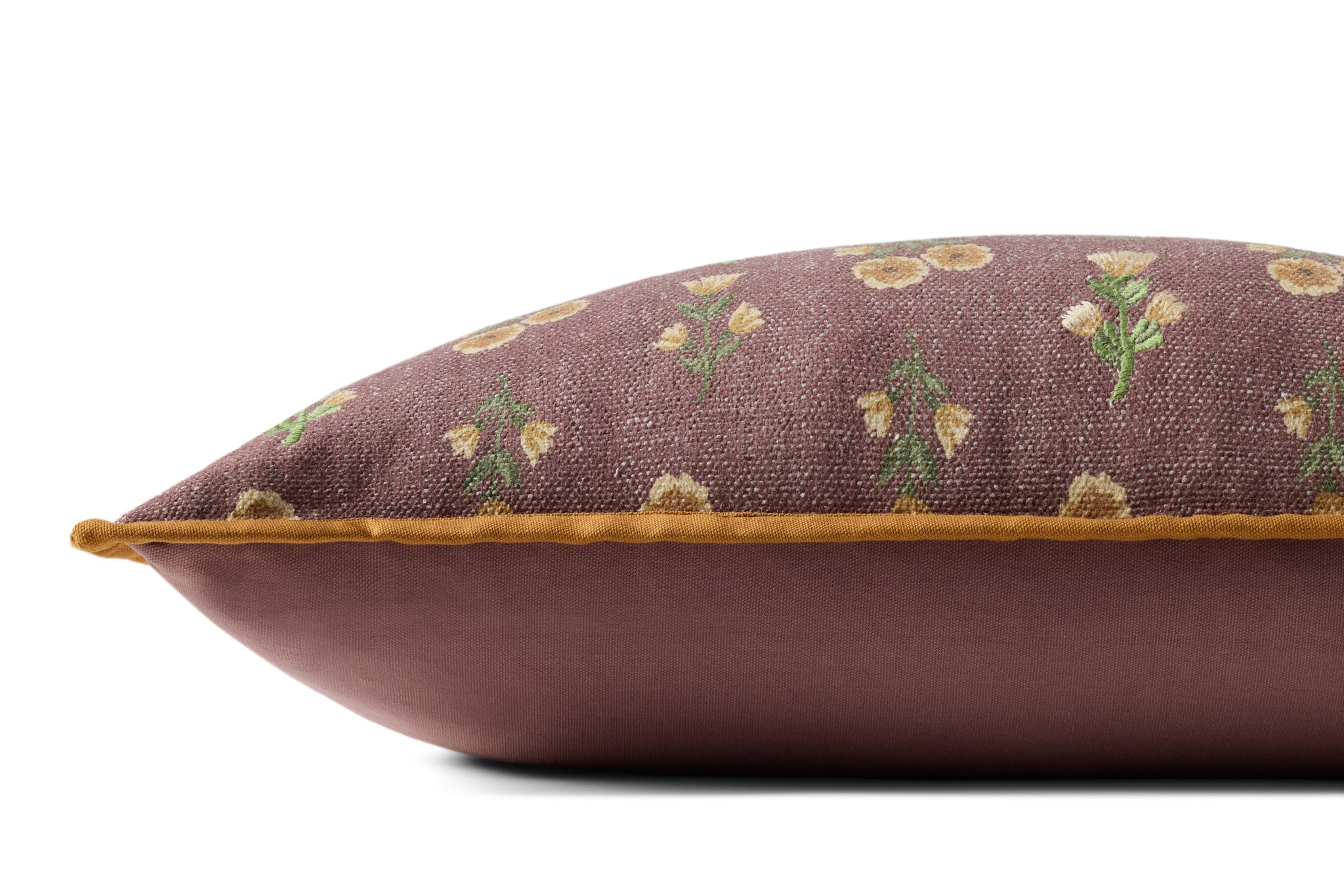 Posie Wine / Multi Pillow - Organic Detail (H)