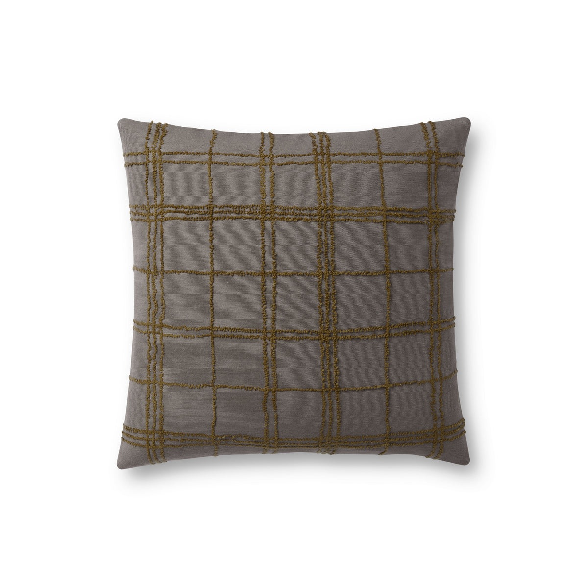 Edward Charcoal / Olive Pillow - Aerial Image