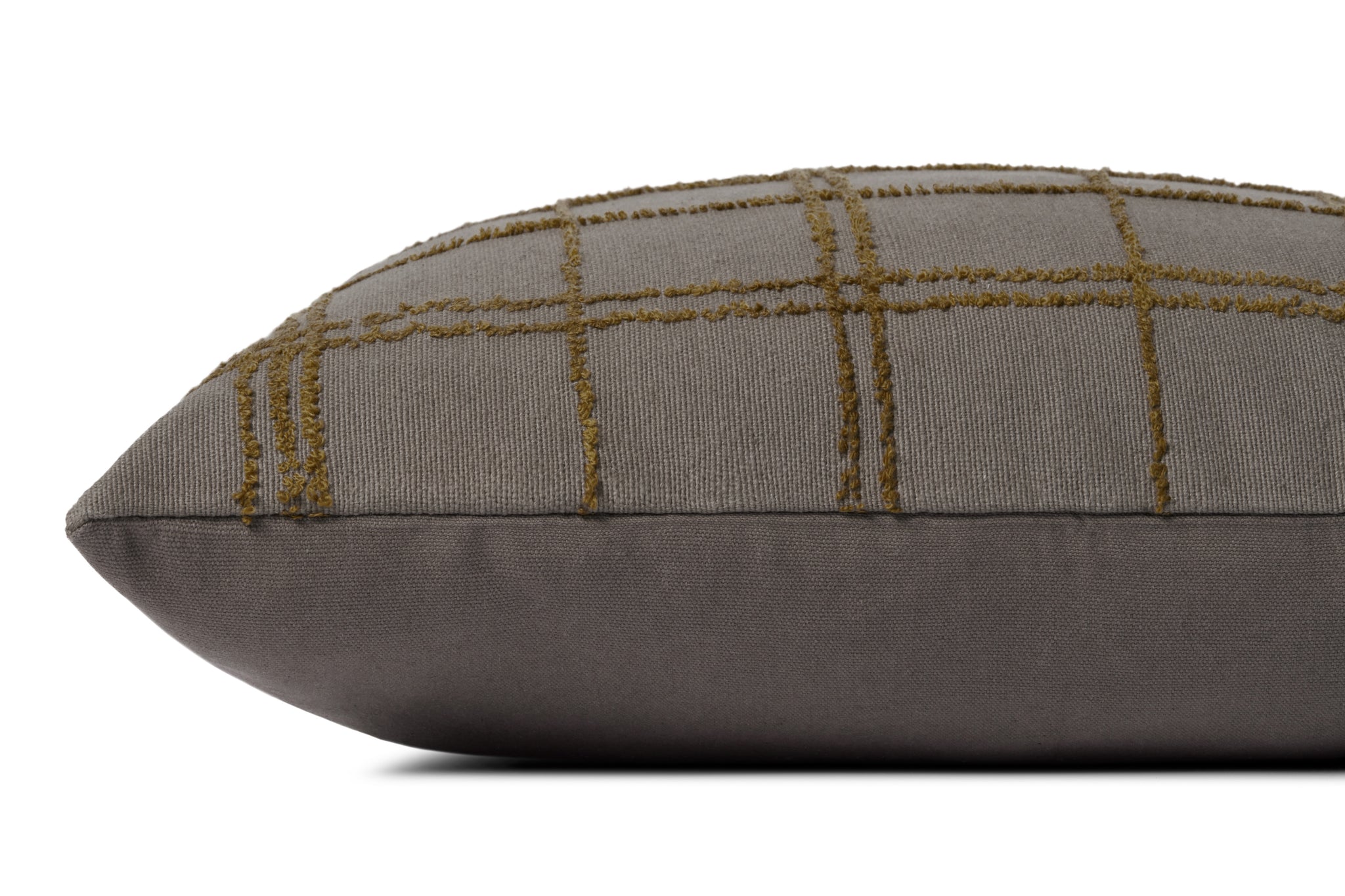Edward Charcoal / Olive Pillow - Rug Corner (H)