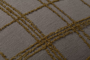 Edward Charcoal / Olive Pillow - Macro Detail (H)