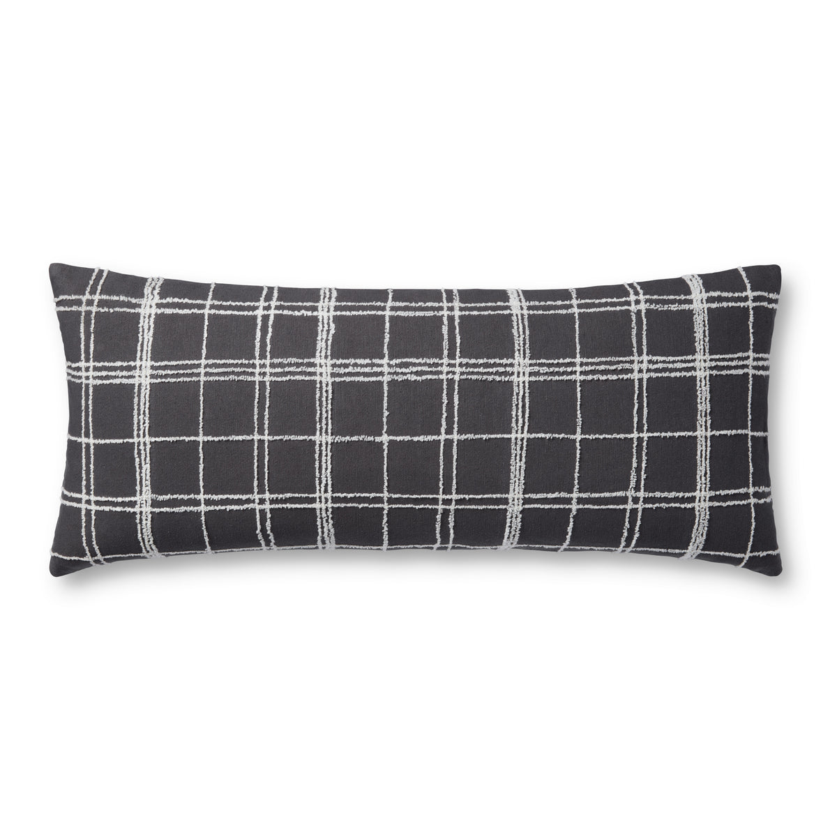 Bernadette Graphite / Ivory Pillow - Aerial Image