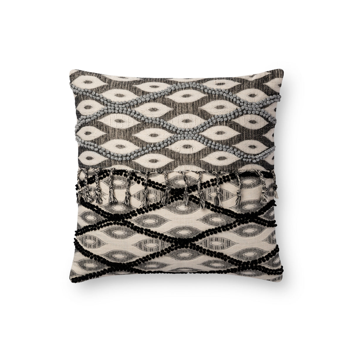 Black / White Pillow - Aerial Image