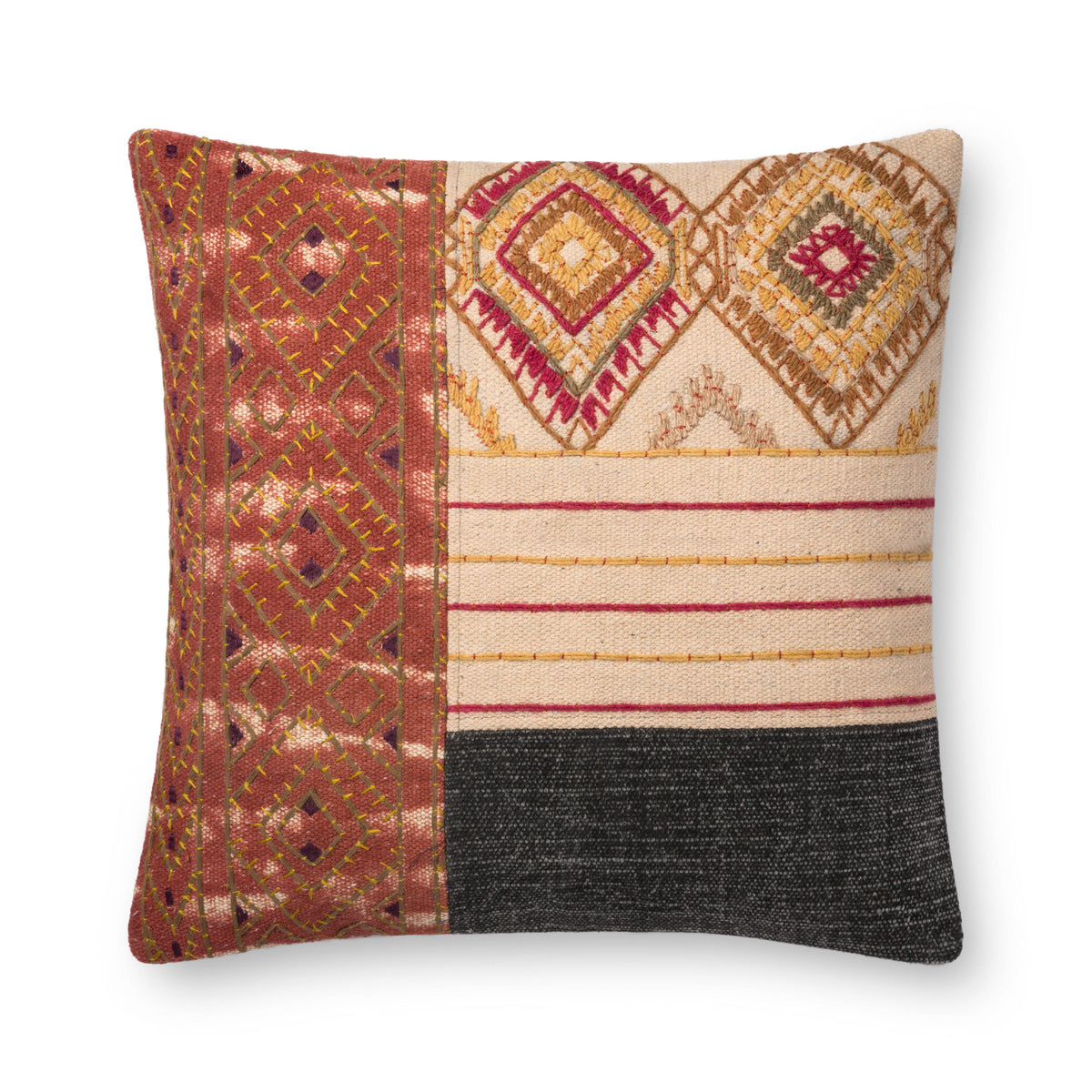 Rust / Grey Pillow - Aerial Image