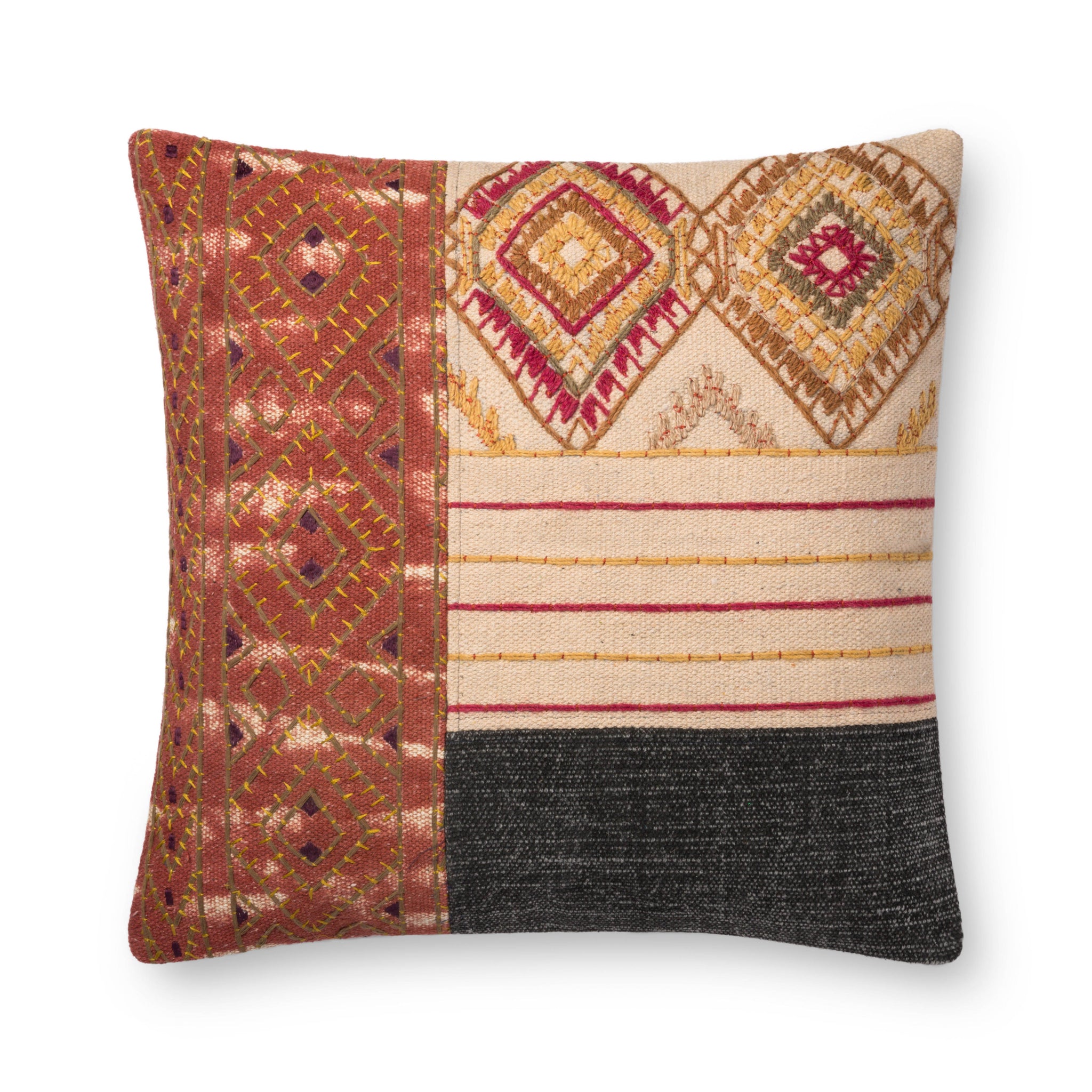 Rust / Grey Pillow - Aerial Image