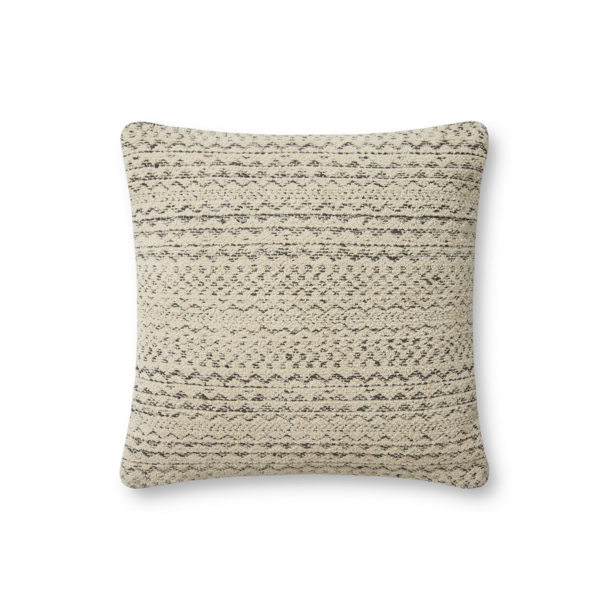 Gloaming Charcoal / Ivory Pillow - Aerial Image