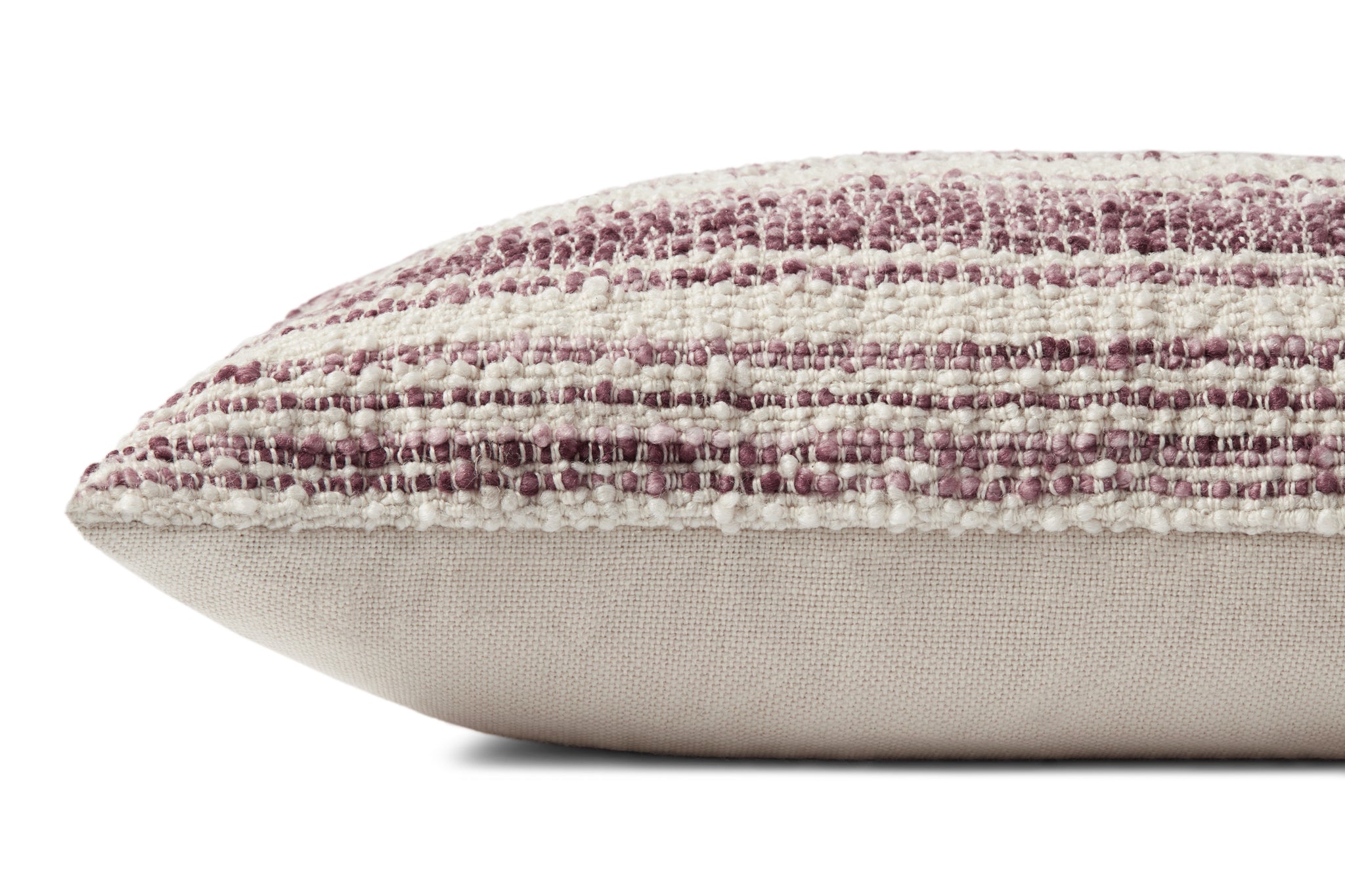 Burgundy / Ivory Pillow - Wall Art Corner (V)