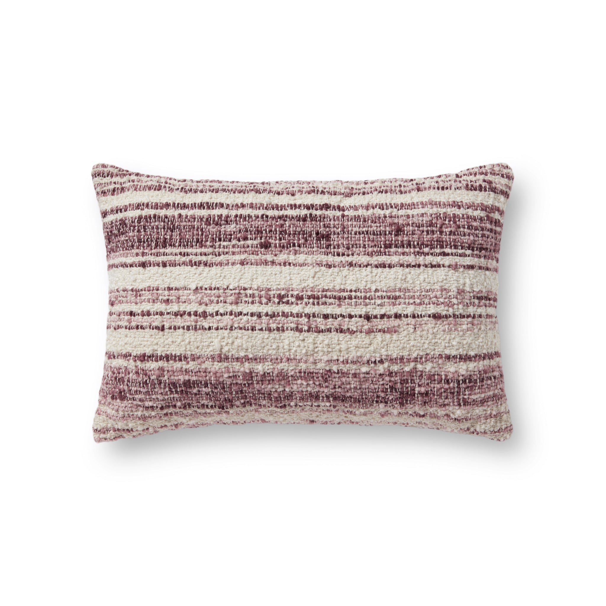 Burgundy / Ivory Pillow - Aerial Image