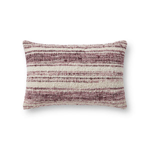 Burgundy / Ivory Pillow - Aerial Image