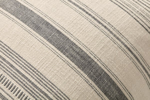 Celina Ivory / Grey Pillow - Macro Detail (H)