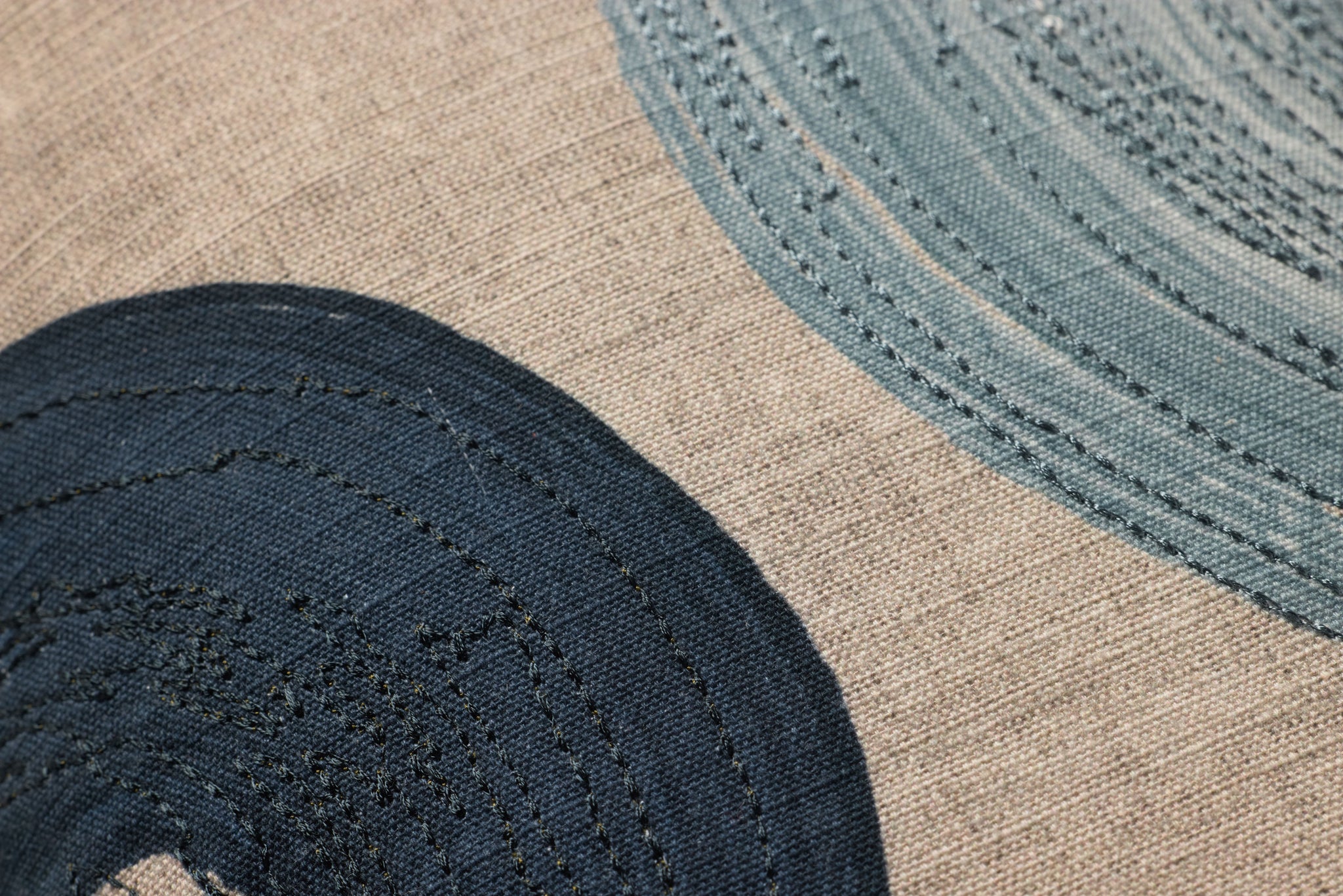 Blue / Multi Pillow - Macro Detail (H)