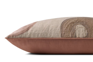 Blush / Multi Pillow - Rug Corner (H)