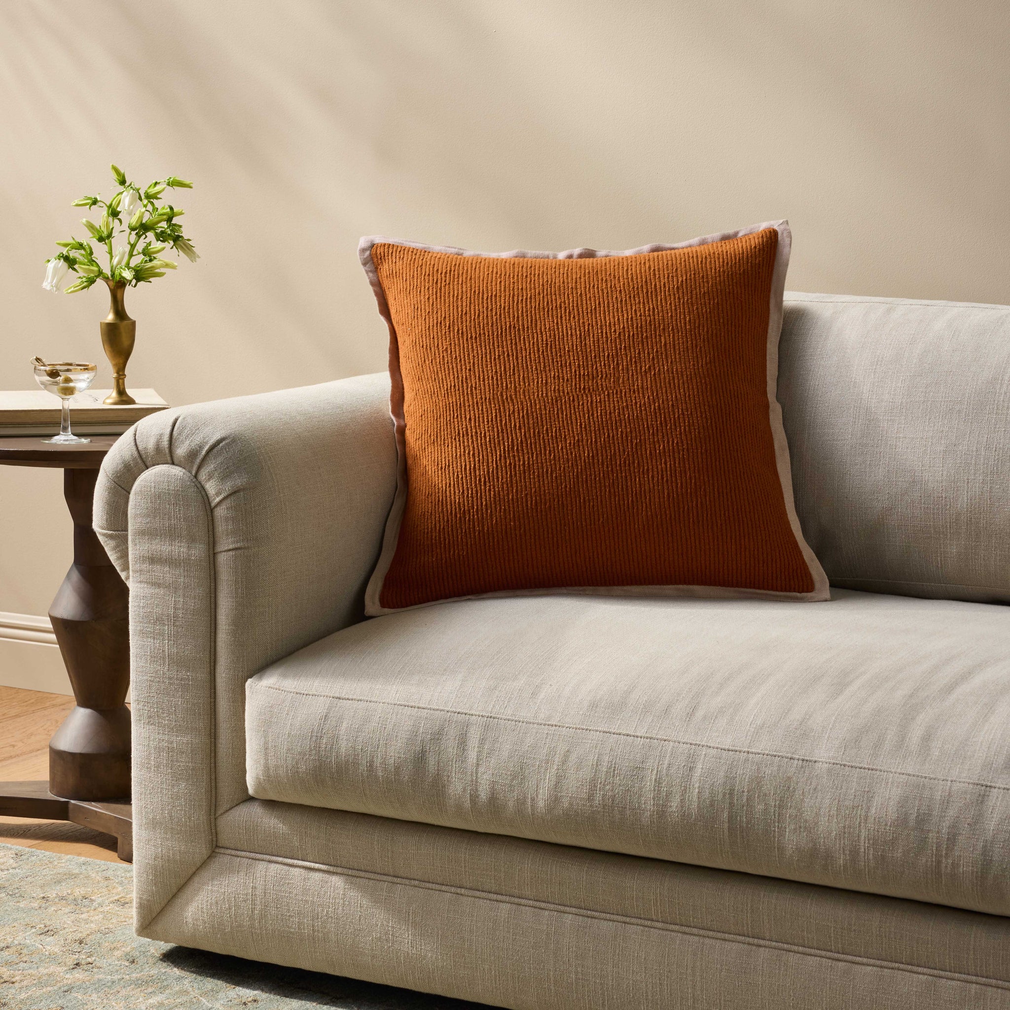 Rust Pillow - Roomscene #3 (V)