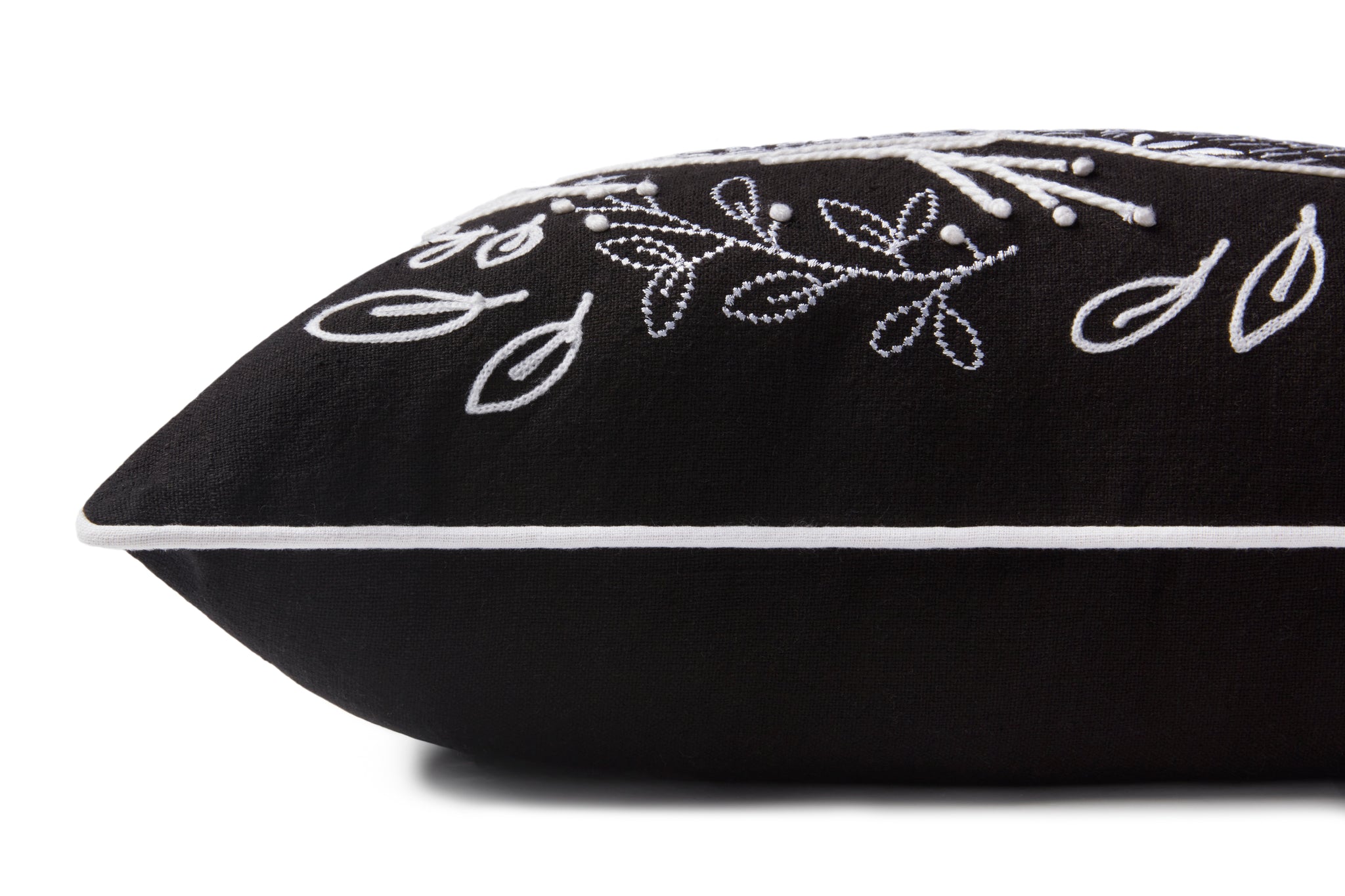 Black Pillow - Rug Corner (H)