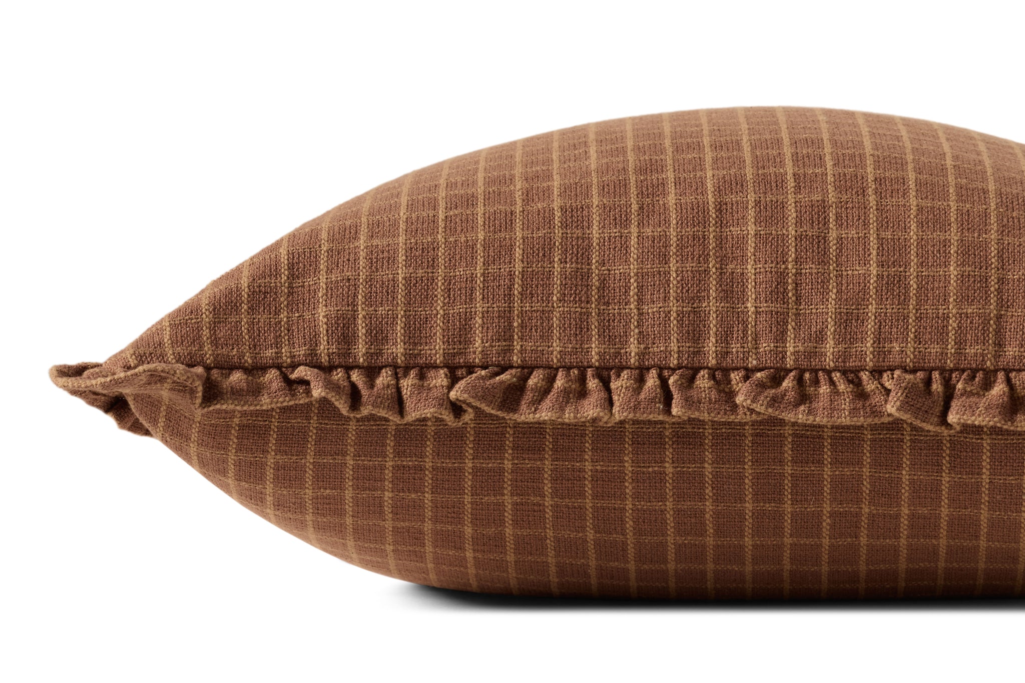 Dinah Chestnut Pillow - Organic Detail (H)