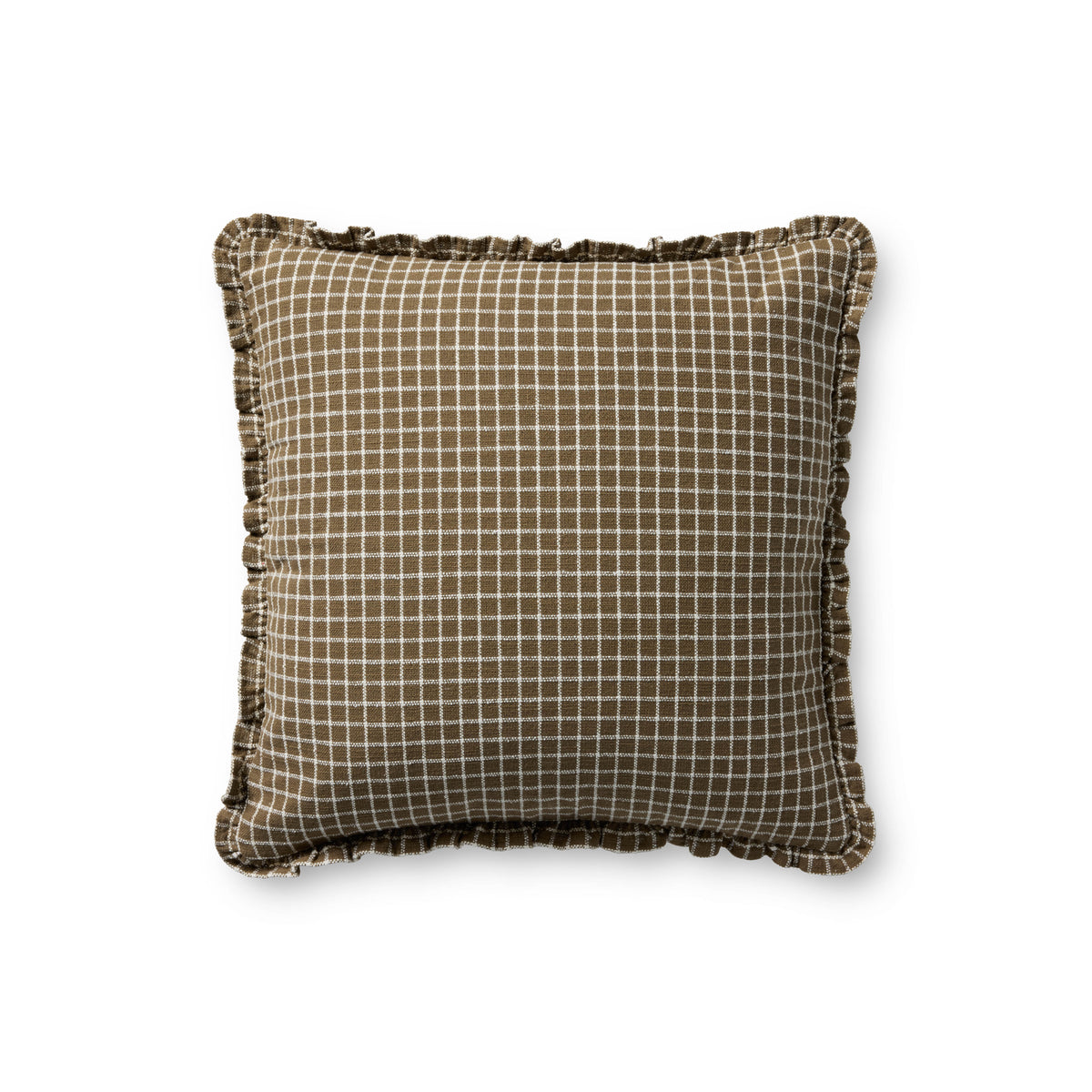 Dinah Chocolate Pillow - Aerial Image