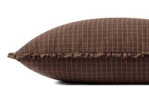 Dinah Chocolate / Latte Pillow - Rug Corner (H)