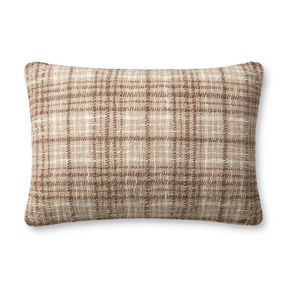 Beau Brown / Ivory Pillow - Aerial Image