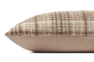 Beau Brown / Ivory Pillow - Rug Corner (H)